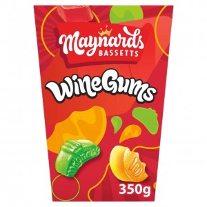 Maynards Wine Gums Carton - 350g - www.britishsweets.com.au